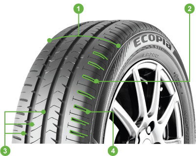 The Tyre Shop - 205/60R16 Bridgestone Ecopia EP300